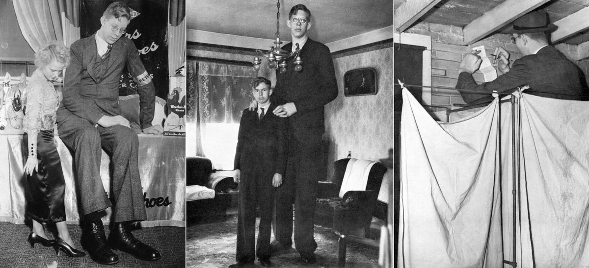 Robert Pershing Wadlow a Guiness-rekord szerint máig a legmagasabb ember a világon