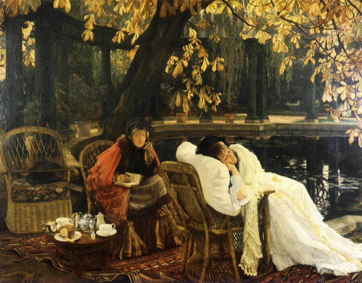A Convalescent, Tissot, James Jacques Joseph, 1876 . (Photo by: Picturenow/Universal Images Group via Getty Images)