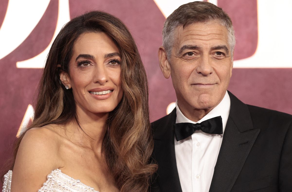 US actor George Clooney and his wife Lebanese-British barrister Amal Clooney attend the 78th Tony Awards at Radio City Music Hall in New York on June 8, 2025. (Photo by Kena BETANCUR / AFP)