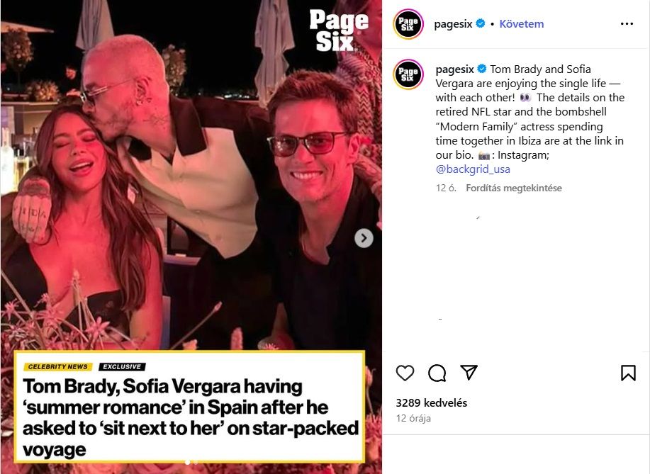 sofia vergara, tom brady