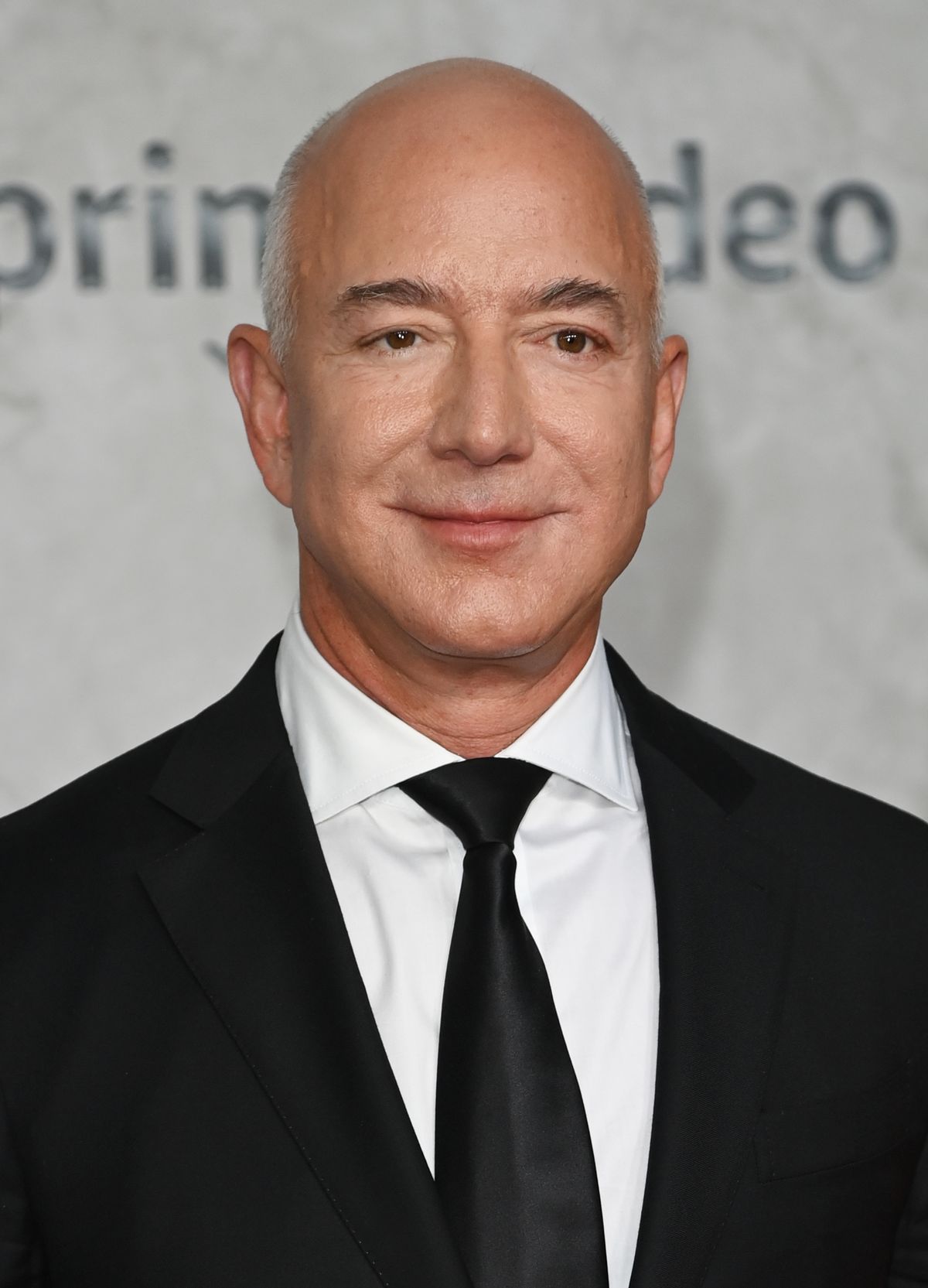 30 August 2022...The Lord Of The Rings Of Power World Premiere held at the Odeon, Leicester Square, London...Here: Jeff Bezos. (Photo by Justin Goff Photos/Getty Images)