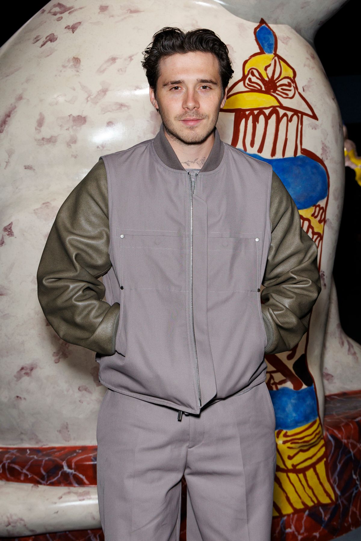 Brooklyn Beckham attends DIOR Men Spring/Summer 2025 Runway during Paris Fashion Week Menswear on June 2024 - Paris, France 21/06/2024 Celebs At DIOR Front-Row Fashion Show Men Ready-To-Wear Spring/Summer 2025 At Paris Fashion Week
June 21, 2024