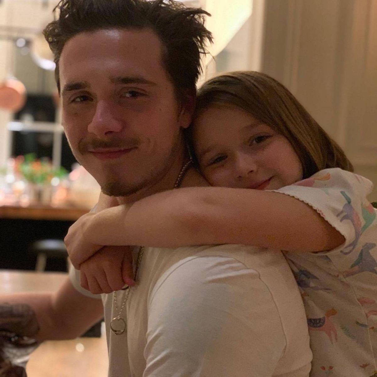 David Beckham (davidbeckham / 21.11.2018): I mean come on how cute are these 2 @ brooklyn beckham # Harper Seven photo 
Credit: DAD "
Supplied by Instagram.com/face to face November 27, 2018 INSTAGRAM