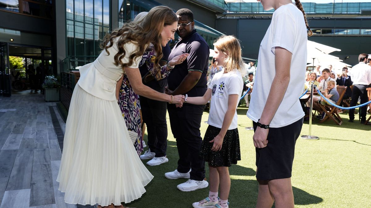 Megható pillanat Wimbledonban: Katalin hercegné egy súlyos beteg kislánytól kért tanácsot, és bölcs választ kapott