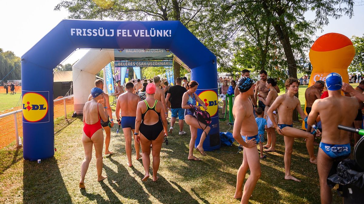 Több mint 13 ezren indulnak – a Lidl idén is a Balaton-átúszás mögött áll