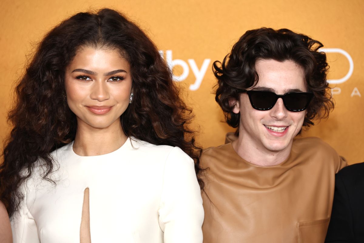  Zendaya Timothée Chalamet a Dűne premierjén