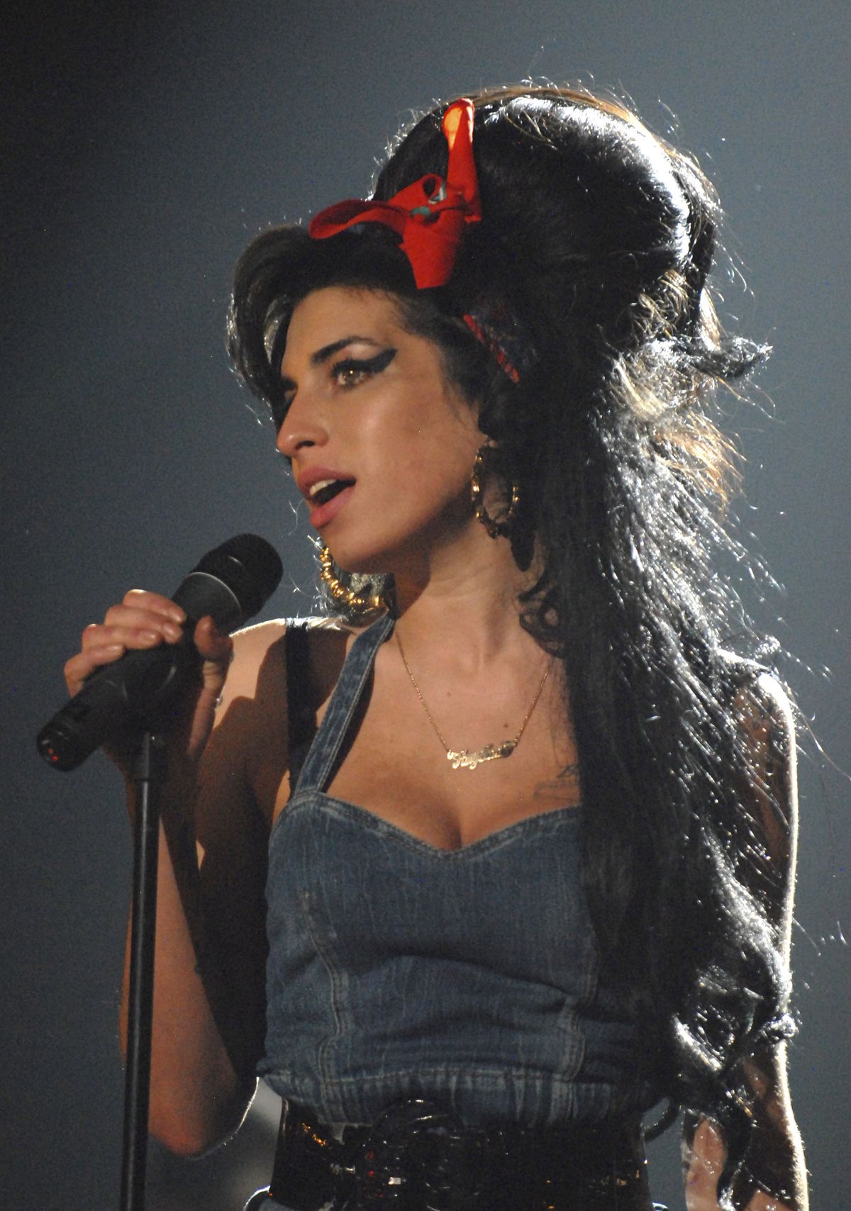 Amy Winehouse egy németországi fellépésén