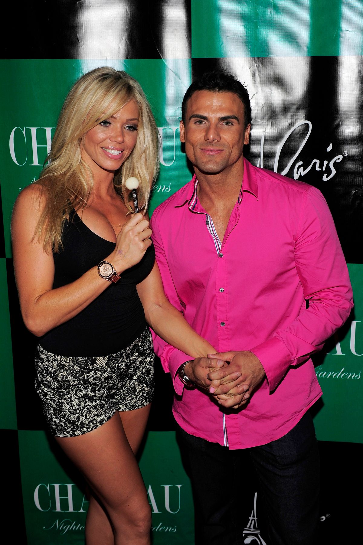LAS VEGAS, NV - JULY 03:  Television personality Jeremy Jackson (R) and Loni Willison arrive for the official concert after party at Chateau Nightclub & Gardens on July 3, 2011 in Las Vegas, Nevada.  (Photo by Steven Lawton/FilmMagic)