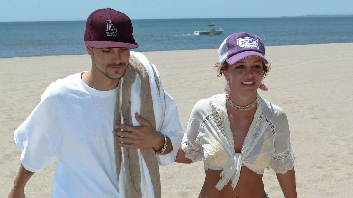 Kevin Federline és Britney Spears 2004. április 23-án Los Angelesben, Kaliforniában