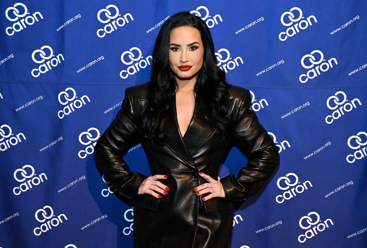 NEW YORK, NEW YORK - APRIL 21: Demi Lovato attends Caron Treatment Centers' New York Gala at Cipriani 42nd Street on April 21, 2025 in New York City. (Photo by Michael Ostuni/Patrick McMullan via Getty Images)
