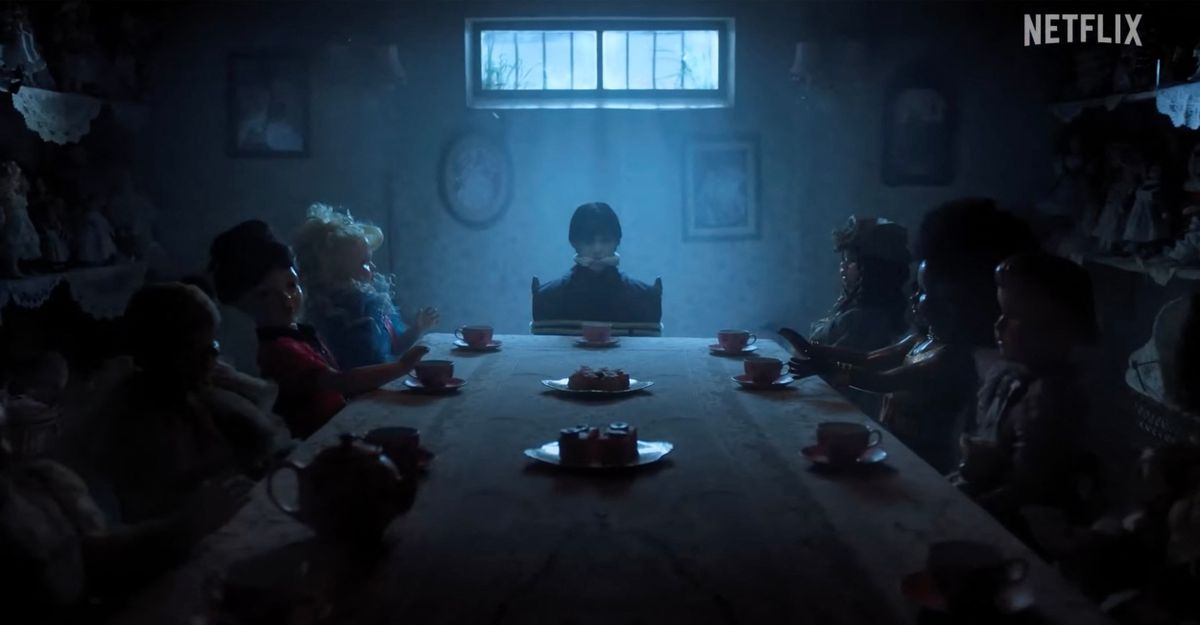 See Ferrari pictures  Pictures must credit: Netflix Here’s a first look at the return of comic horror TV series Wednesday — featuring the adventures of the spooky Addams Family and their daughter. Actress Jenna Ortega , 22, returns to the title role as Wednesday Adams who is back for another term at the strange Nevermore Academy. But there is no sign yet of superstar Lady Gaga who was revealed to have a role in the show. British star Catherine Zeta-Jones ,55, returns as Wednesday’s pale skinned mother Morticia. She gives a new run out to her figure hugging dress to go with her long raven locks ahead of Netflix TV series, directed like the first by Hollywood’s Tim Burton. Head of the family Gomez is played by actor Luis Guzmán, 68, while Isaac Ordonez, 16, is the family’s son Pugsley. There is even a role for Thing, the disembodied hand which is at the family’s beck and call. Major surprise in the trailer is Absolutely Fabulous TV actress Joanna Lumley ,78, as Grandmama. Comic actor Fred Armisen ,58 , is bald-headed Uncle Fester. Picture supplied by JLPPA