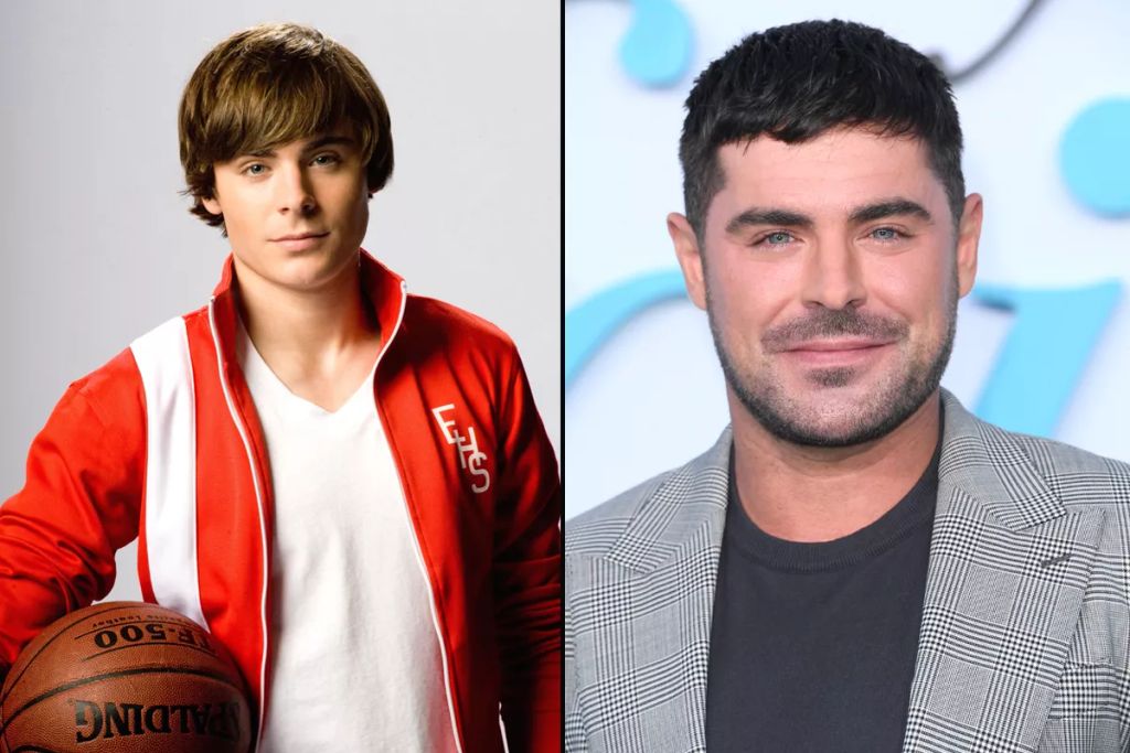 A szívtipró Troy Boltont alakító Zac Efron ma már 37 éves. A High School Musical után nem állt meg: láthattuk a Baywatch-ban, a The Greatest Showman-ben, és egy Netflix-dokumentumsorozatban is, ahol a világot járta fenntarthatósági témákban. A babyface már rég eltűnt, helyette egy sokkal markánsabb, érettebb, tűkkel összeszúrkált színészt láthatunk.