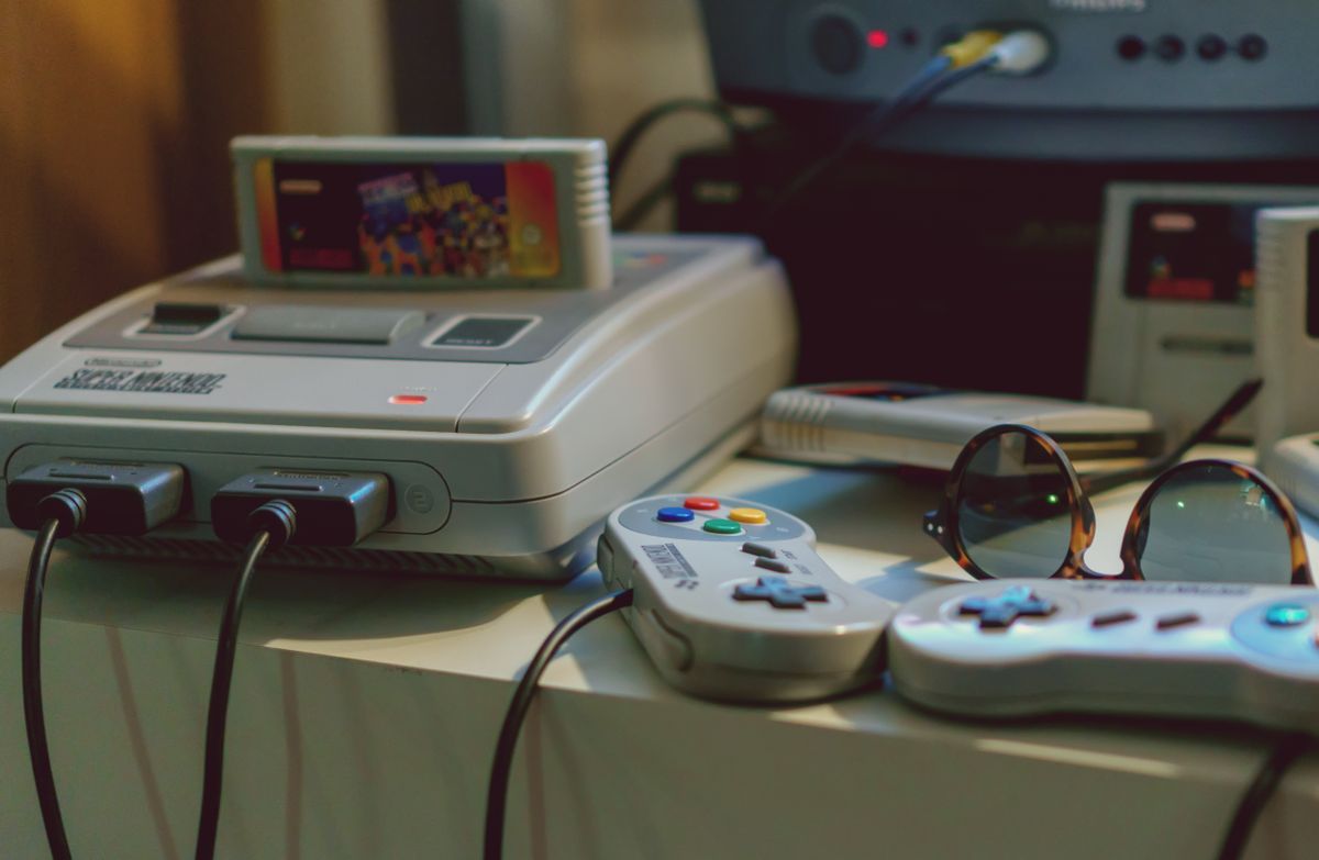 Super Nintendo konzol - retró videójáték
