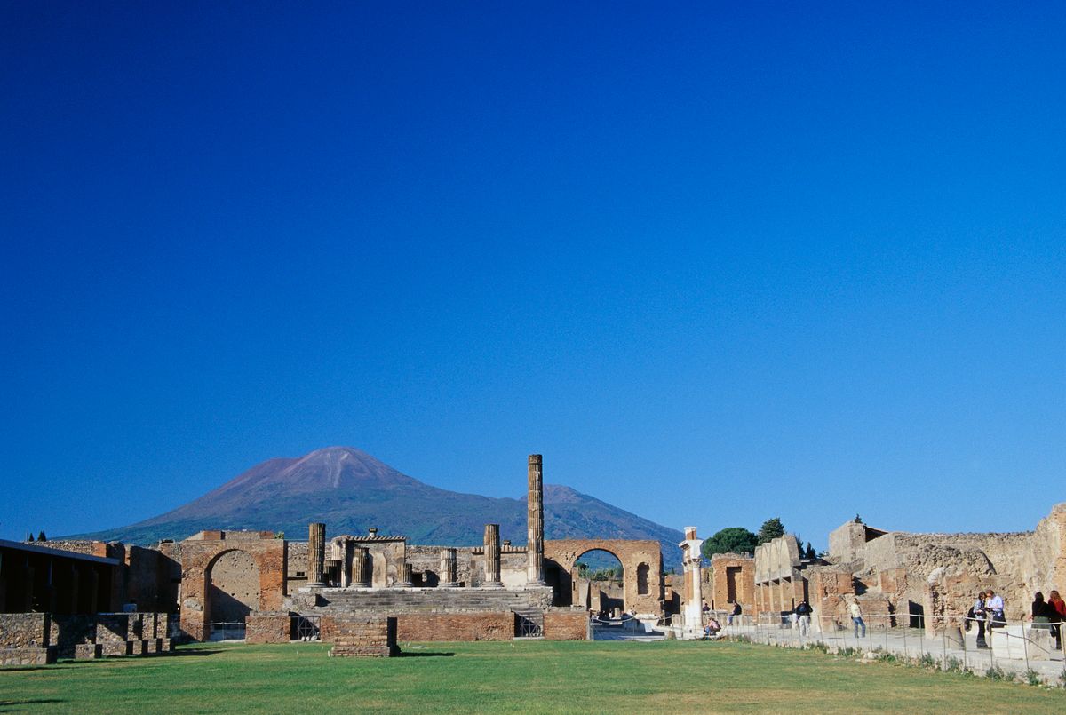Pompeii világhírű régészeti lelőhely.