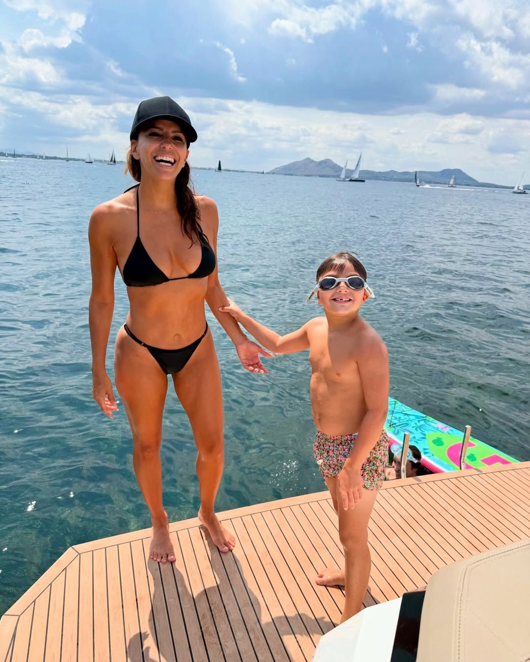 Eva Longoria és fia, Santiago