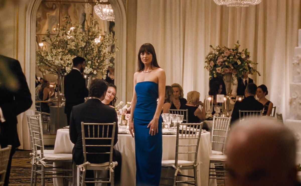 divat, dakota johnson, outfit