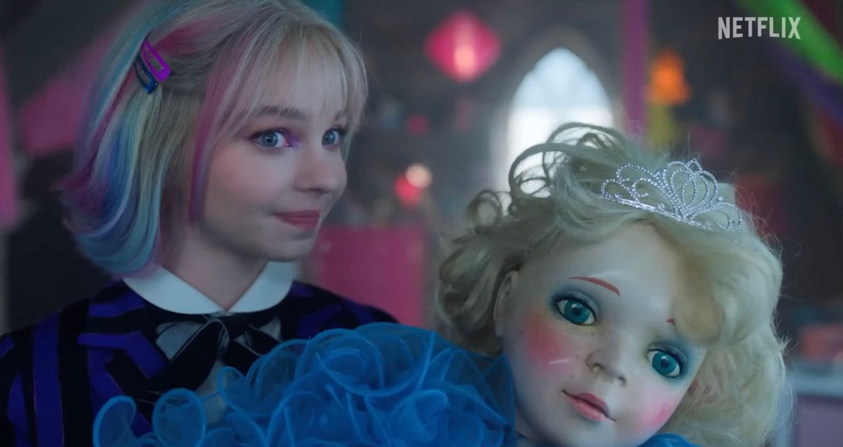 See Ferrari pictures  Pictures must credit: Netflix Here’s a first look at the return of comic horror TV series Wednesday — featuring the adventures of the spooky Addams Family and their daughter. Actress Jenna Ortega , 22, returns to the title role as Wednesday Adams who is back for another term at the strange Nevermore Academy. But there is no sign yet of superstar Lady Gaga who was revealed to have a role in the show. British star Catherine Zeta-Jones ,55, returns as Wednesday’s pale skinned mother Morticia. She gives a new run out to her figure hugging dress to go with her long raven locks ahead of Netflix TV series, directed like the first by Hollywood’s Tim Burton. Head of the family Gomez is played by actor Luis Guzmán, 68, while Isaac Ordonez, 16, is the family’s son Pugsley. There is even a role for Thing, the disembodied hand which is at the family’s beck and call. Major surprise in the trailer is Absolutely Fabulous TV actress Joanna Lumley ,78, as Grandmama. Comic actor Fred Armisen ,58 , is bald-headed Uncle Fester. Picture supplied by JLPPA