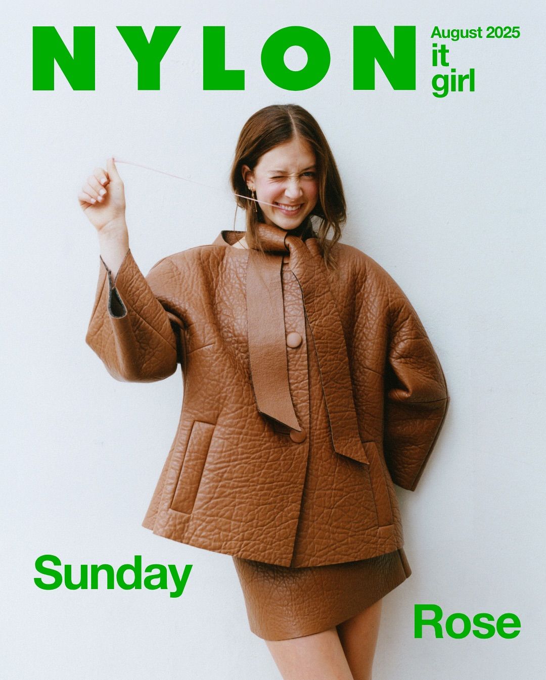 Nicole Kidman lánya, Sunday Rose a Nylon magazin címlapján