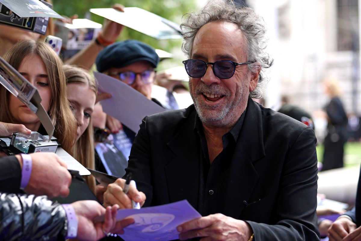 LONDON, ENGLAND - JULY 30: Tim Burton attends the "Wednesday" Season 2, Part 1 premiere at Central Hall, Westminster on July 30, 2025 in London, England. (Photo by Tristan Fewings/Getty Images)