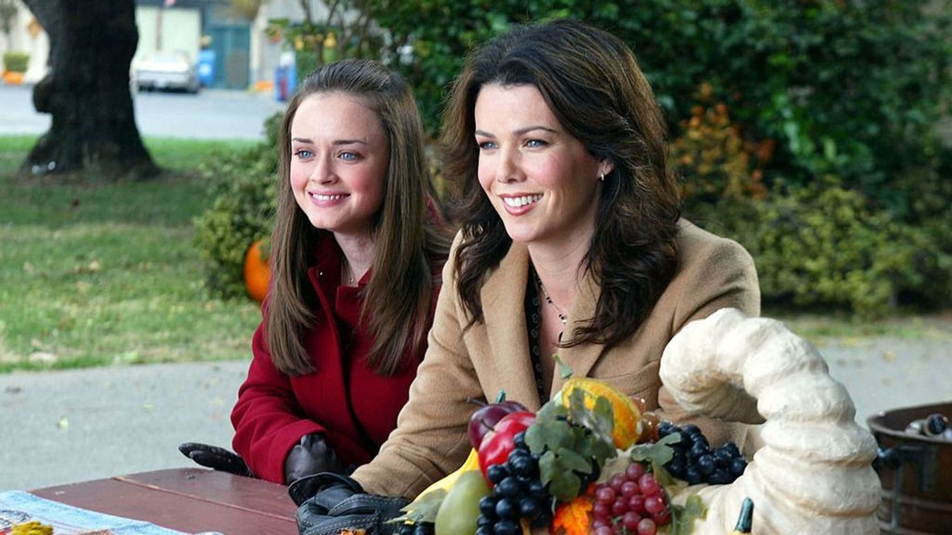 Alexis Bledel , Lauren Graham forgatás közben, Szívek szállodája