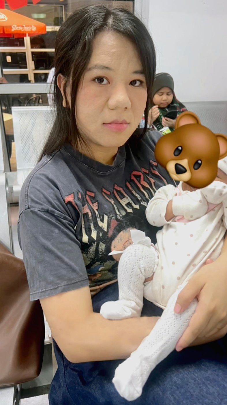 - (PICTURED Farah with daughter, Khaseh) -This new mum has shared her shocking experience with 'pregnancy face' which caused her entire look to change as her face bloated and turned red. Farah Faizal, 28, from Malaysia, has gone viral on TikTok with over 100 million views after she shared shocking before-and-after pregnancy photos, sparking accusations of using filters or faking her face entirely. Now, she's clapping back, revealing the emotional and physical toll of pregnancy and postpartum recovery. Online, she said: "My face right now is slowly recovering and I'm slowly getting my features back.,Image: 1027903579, License: Rights-managed, Restrictions: It is not permitted to use or publish this image in a way which does not reflect a fair and true representation of the original context or in a manner which might be defamatory to any person or body or which is likely to bring the image Caters News or its licensees into disrepute., Model Release: no