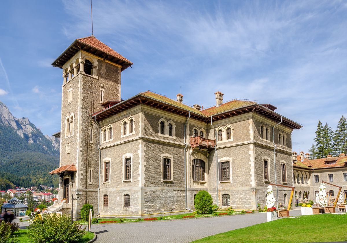 Cantacuzino kastély, ez volt a Wednesday sorozat egyik forgatási helyszíne