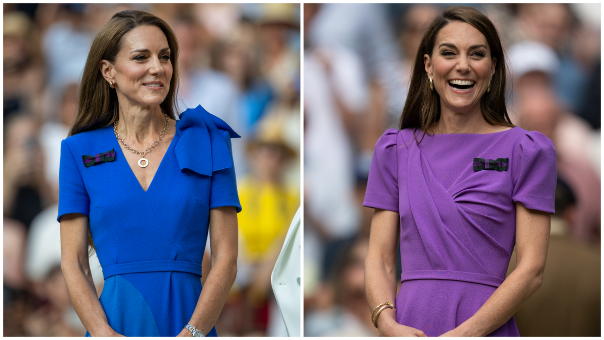 Katalin hercegné Wimbledonban 2025-ben és 2024-ben