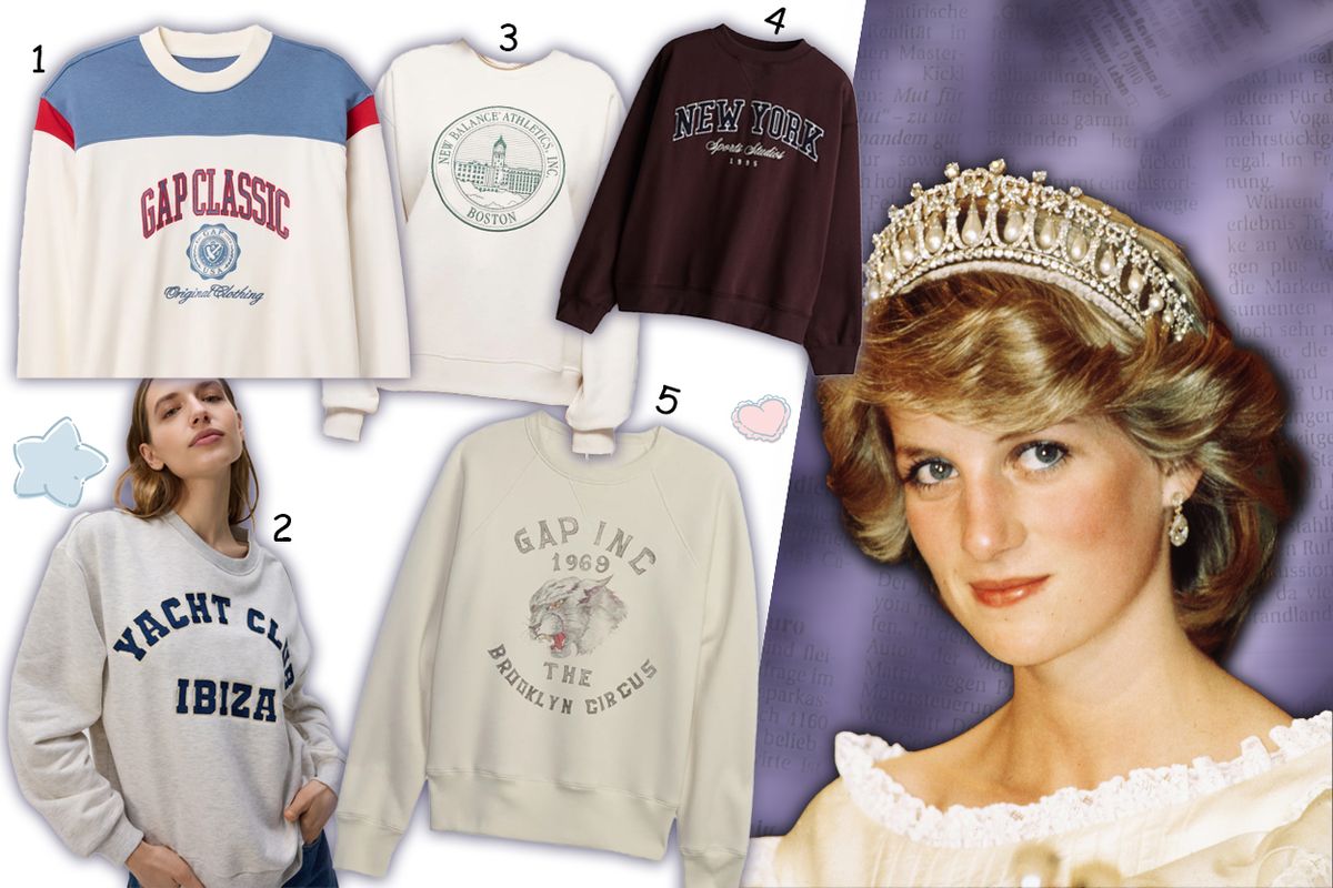 1. Oversize pulóver logóval: Gap, 25 490 Ft, 2. Pulóver hímzett felirattal: Reserved, 3 595 Ft, 3. New Balance pulóver: New Balance, 16490 Ft, 4. Szövegmotívumos melegítőfelső: H&M, 8 995 Ft, 5. Unisex Gap × Brooklyn Circus pulóver: Gap 18 990 Ft