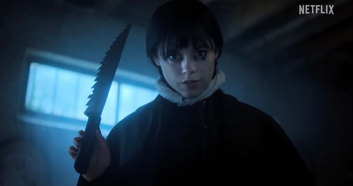 See Ferrari pictures  Pictures must credit: Netflix Here’s a first look at the return of comic horror TV series Wednesday — featuring the adventures of the spooky Addams Family and their daughter. Actress Jenna Ortega , 22, returns to the title role as Wednesday Adams who is back for another term at the strange Nevermore Academy. But there is no sign yet of superstar Lady Gaga who was revealed to have a role in the show. British star Catherine Zeta-Jones ,55, returns as Wednesday’s pale skinned mother Morticia. She gives a new run out to her figure hugging dress to go with her long raven locks ahead of Netflix TV series, directed like the first by Hollywood’s Tim Burton. Head of the family Gomez is played by actor Luis Guzmán, 68, while Isaac Ordonez, 16, is the family’s son Pugsley. There is even a role for Thing, the disembodied hand which is at the family’s beck and call. Major surprise in the trailer is Absolutely Fabulous TV actress Joanna Lumley ,78, as Grandmama. Comic actor Fred Armisen ,58 , is bald-headed Uncle Fester. Picture supplied by JLPPA