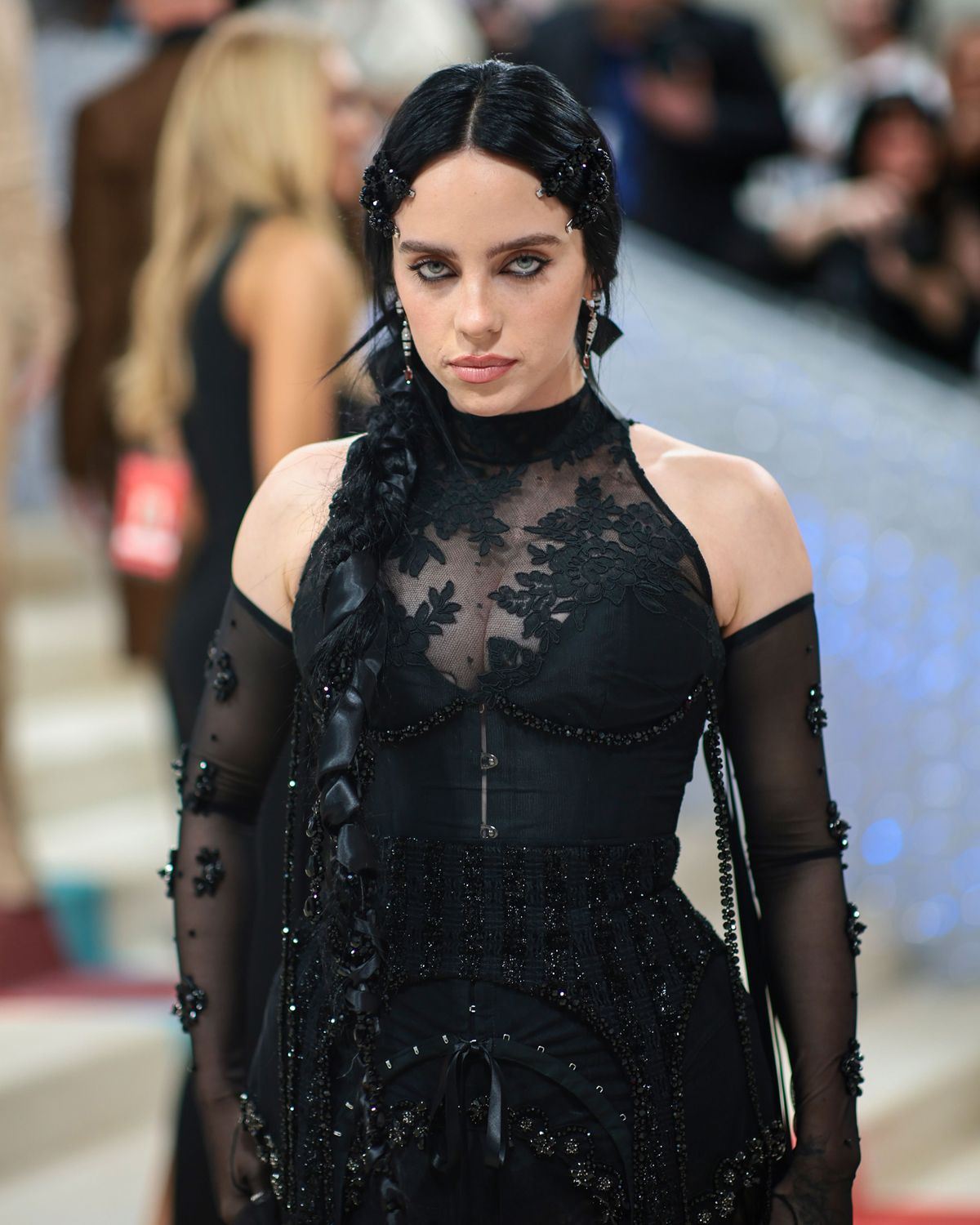 NEW YORK, NEW YORK - MAY 01: Billie Eilish attends The 2023 Met Gala Celebrating "Karl Lagerfeld: A Line Of Beauty" at The Metropolitan Museum of Art on May 01, 2023 in New York City. (Photo by Dimitrios Kambouris/Getty Images for The Met Museum/Vogue)