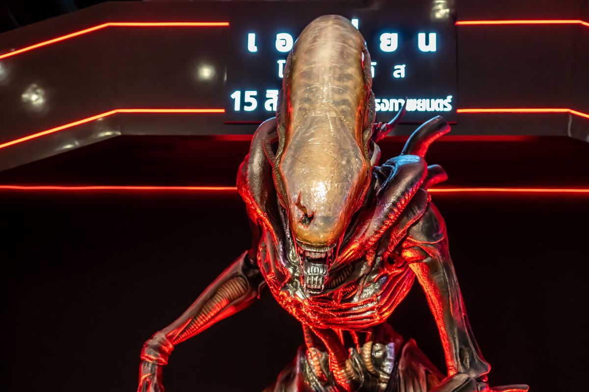 Szobor az Alien: Romulus c. filmből