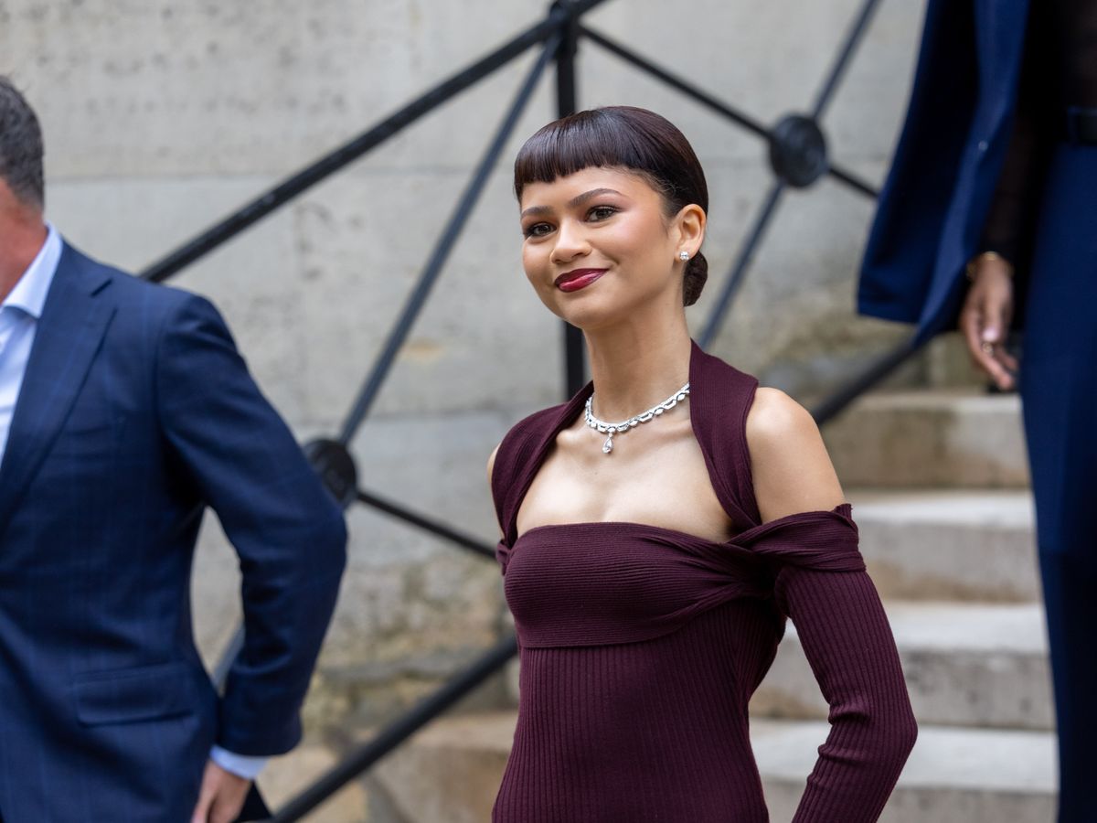PARIS, FRANCE - JANUARY 25: Zendaya attends the Fendi Haute Couture Spring/Summer 2024 show as part of Paris Fashion Week on January 25, 2024 in Paris, France. (Photo by Arnold Jerocki/Getty Images)