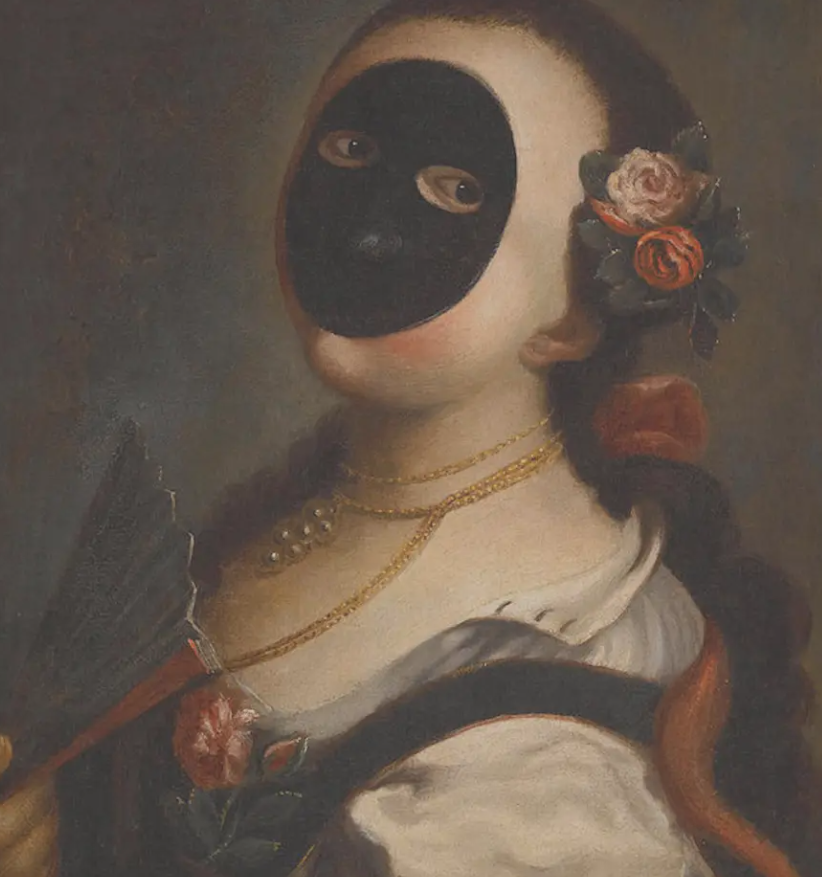 Velencei maszk festmény