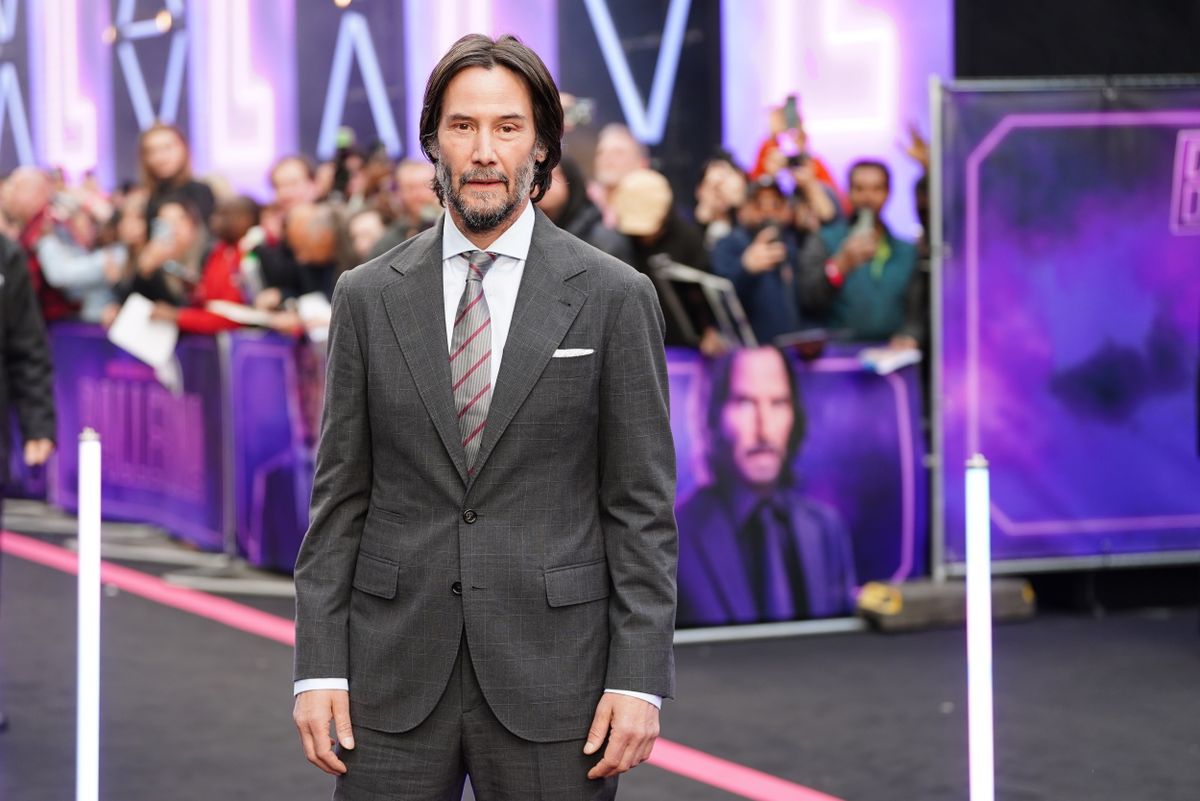 Keanu Reeves attending the world premiere of the Ballerina, at Cineworld Leicester Square, London. Picture date: Thursday May 22, 2025.