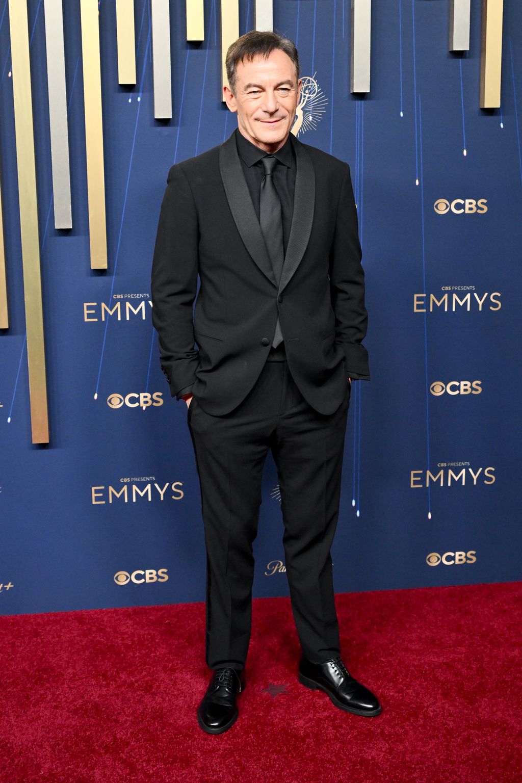 Jason Isaacs,  a Fehér Lótusz sorozat 3. évadának szereplője a 2025-s Emmy-díjátadón