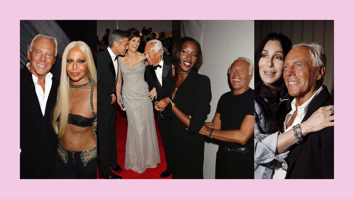 Donatella versace, Naomi campbell, Julia Roberts, Cher, Giorgio Armani