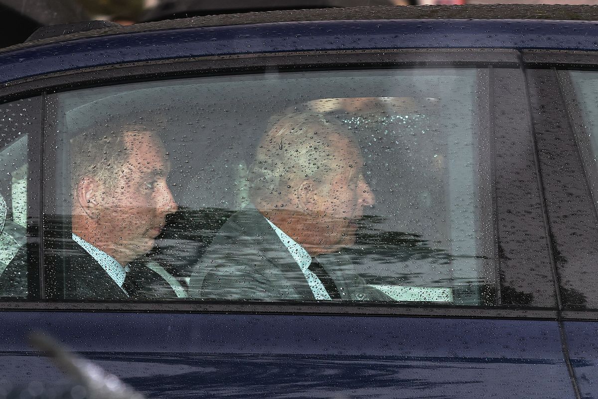 LONDON, ENGLAND - SEPTEMBER 10: King Charles III is seen arriving at Clarence House on September 10, 2025 in London, England. (Photo by Belinda Jiao/Getty Images)