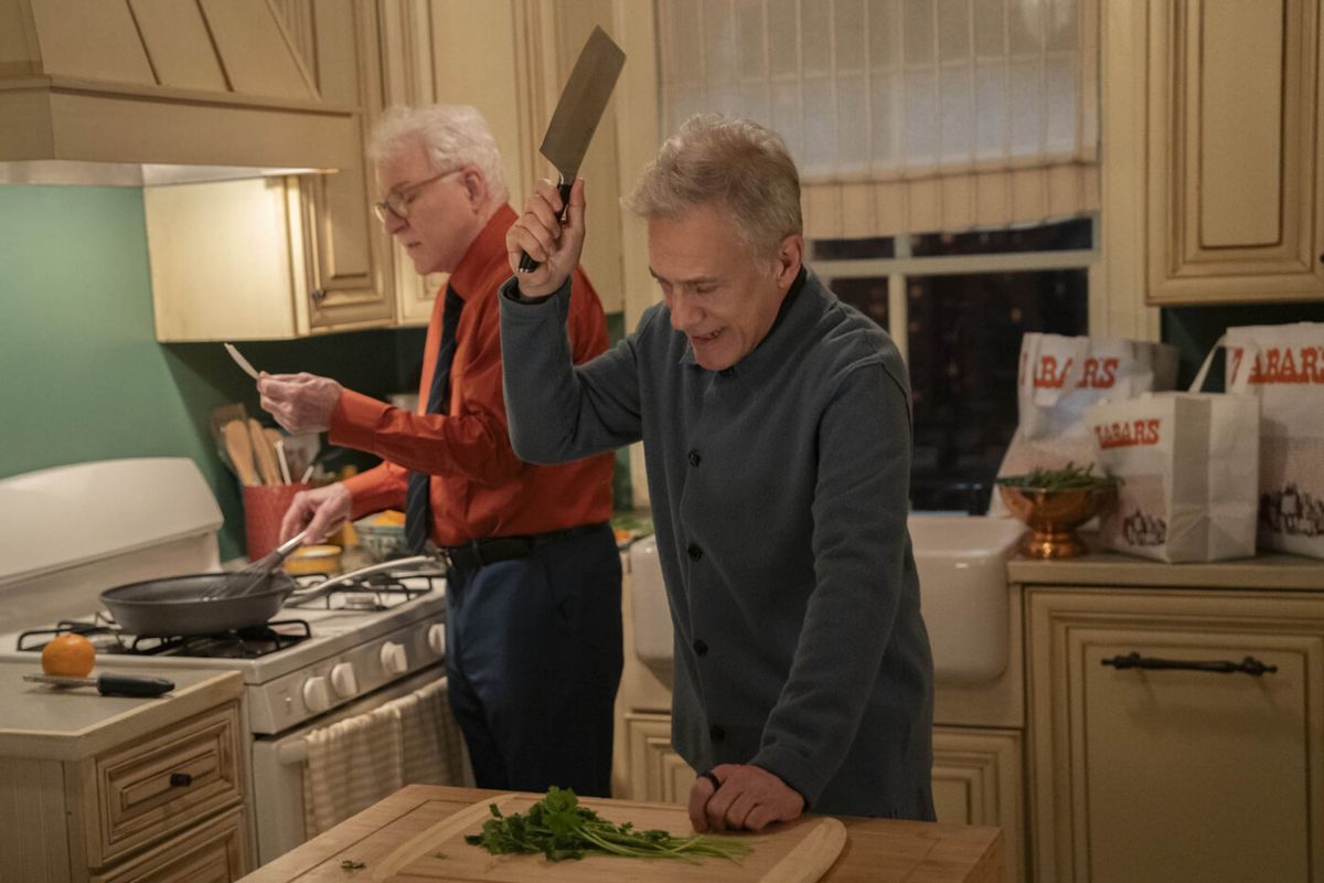 26-8-2025

First look at upcoming new season 5 of the TV series 'Only Murders in the Building'

Pictured: Steve Martin Christoph Waltz,Image: 1031464227, License: Rights-managed, Restrictions: , Model Release: no
