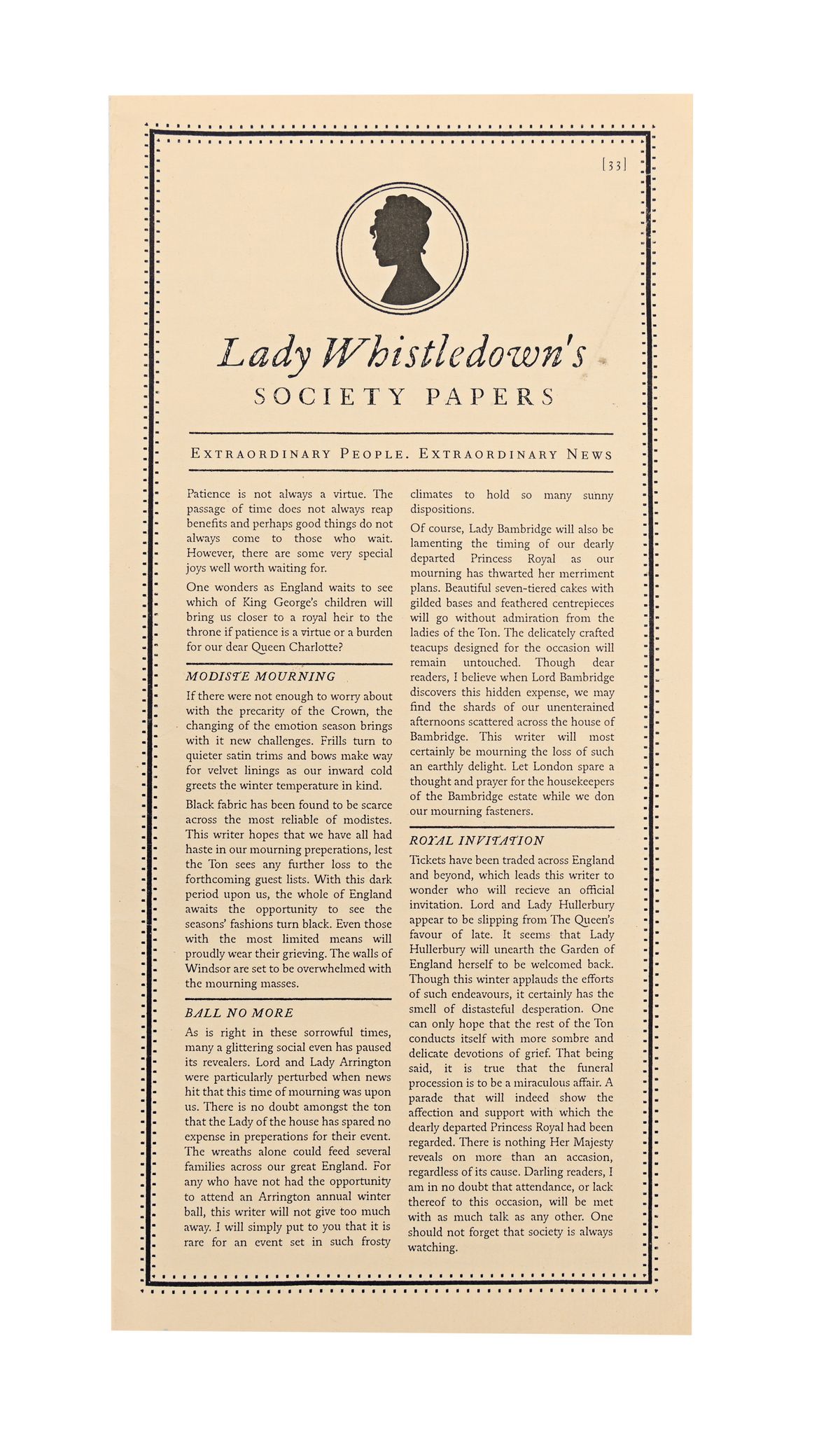  Lady Whistledown a valóságban is létezett