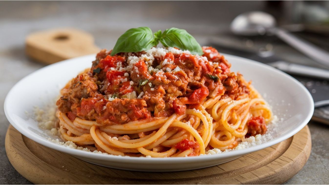 eredeti bolognai spagetti recept
