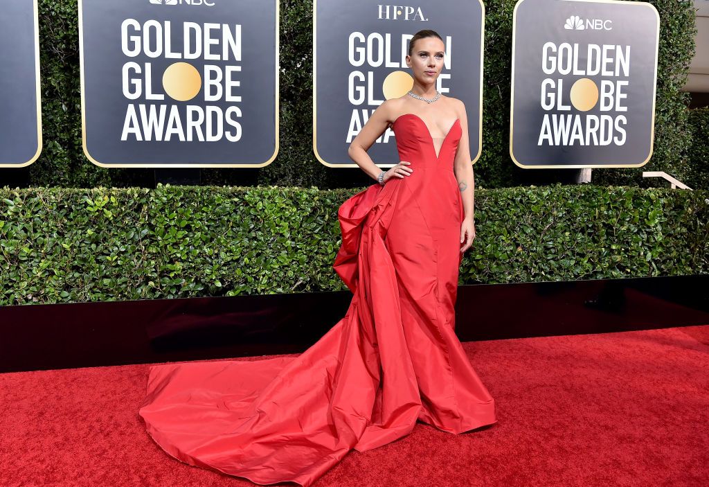 BEVERLY HILLS, CALIFORNIA - JANUARY 05: Scarlett Johansson attends the 77th Annual Golden Globe Awards at The Beverly Hilton Hotel on January 05, 2020 in Beverly Hills, California. (Photo by Axelle/Bauer-Griffin/FilmMagic)