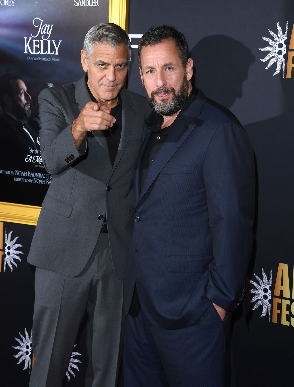 Adam sandler és George Clooney az InStyle Imagemaker Awards 2025-ös díjátadóján