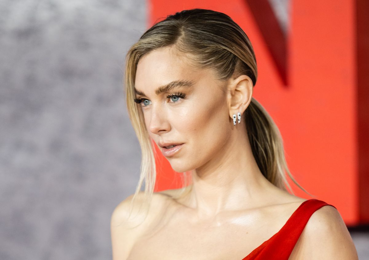 LONDON, ENGLAND - NOVEMBER 16: Vanessa Kirby attends the "Napoleon" UK Premiere at Odeon Luxe Leicester Square on November 16, 2023 in London, England. (Photo by Samir Hussein/WireImage)