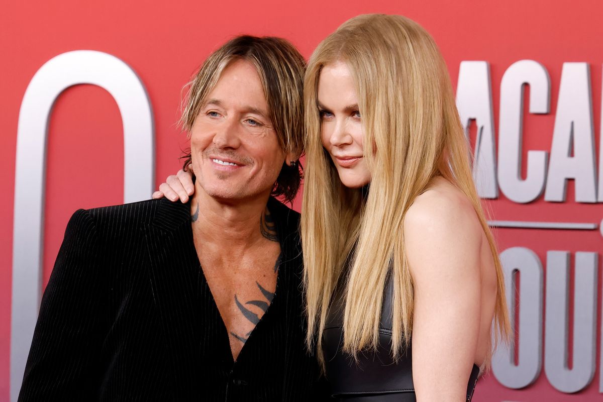 FRISCO, TEXAS - MAY 08: Keith Urban and Nicole Kidman attend the 2025 Academy of Country Music Awards at Omni Frisco Hotel at The Star on May 08, 2025 in Frisco, Texas. (Photo by Taylor Hill/WireImage)