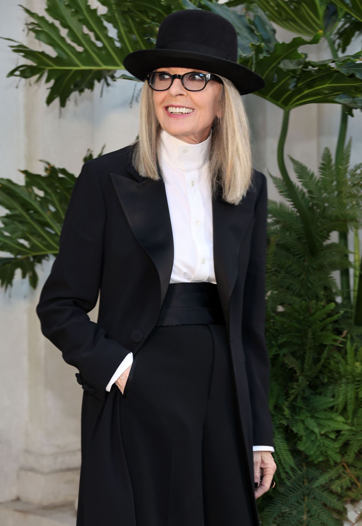 Diane Keaton Ralph Lauren öltönyben