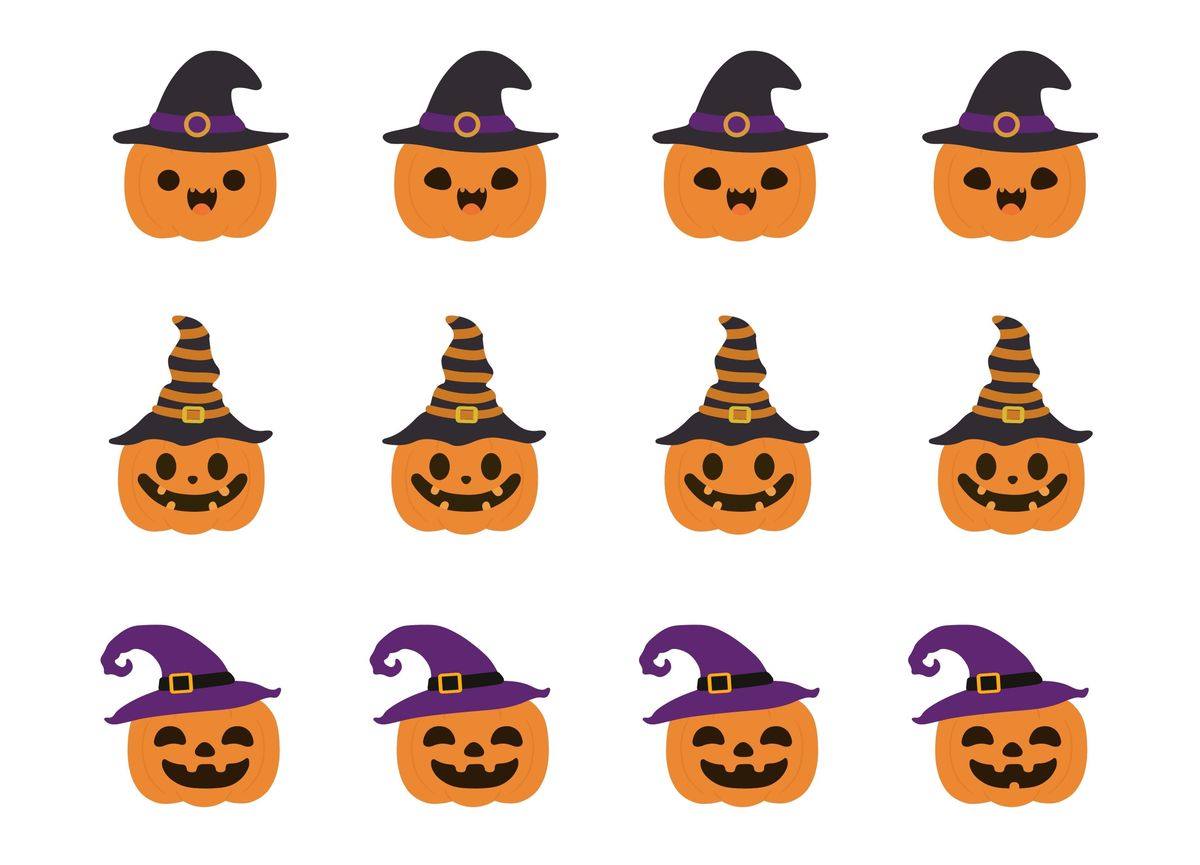 kakukktojás játék 3 különböző tökkkel 3 sorban, mindegyikben 5 van