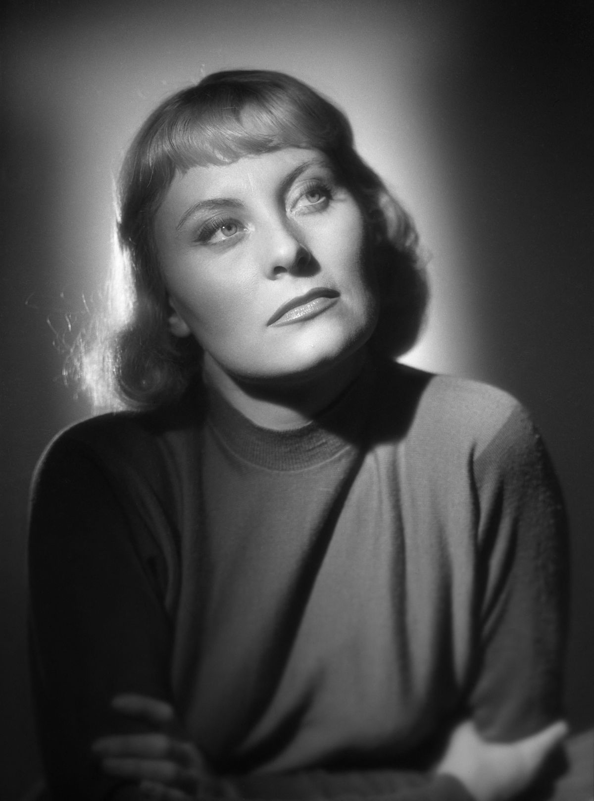 Michèle Morgan, francia színésznő a negyvenes években.