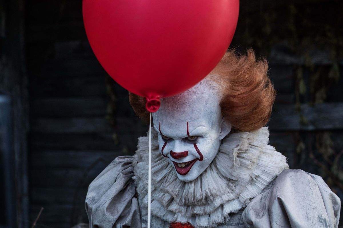 RELEASE DATE: September 8, 2017 TITLE: It STUDIO: New Line Cinema DIRECTOR: Andy Muschietti PLOT: A group of bullied kids band together when a shapeshifting demon, taking the appearance of a clown, begins hunting children. STARRING: BILL SKARSGARD - Pennywise.