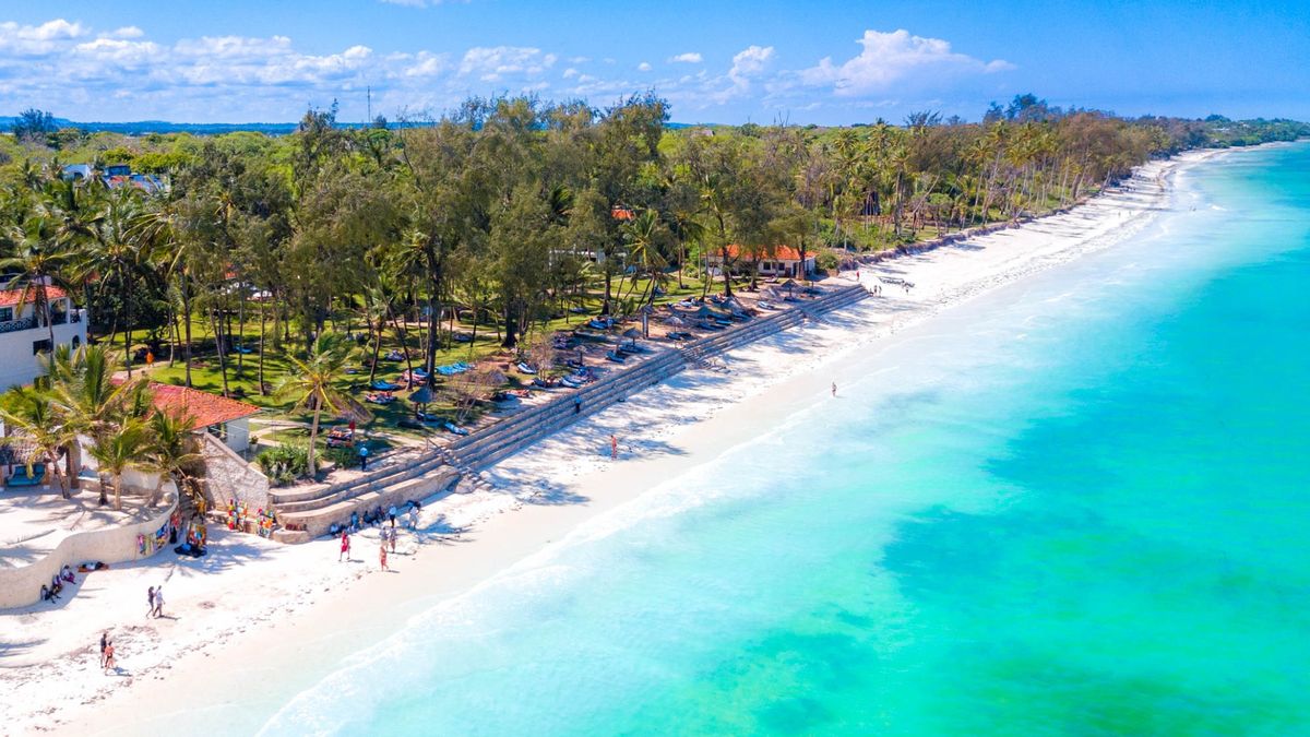 A Diani Beach Kenyában