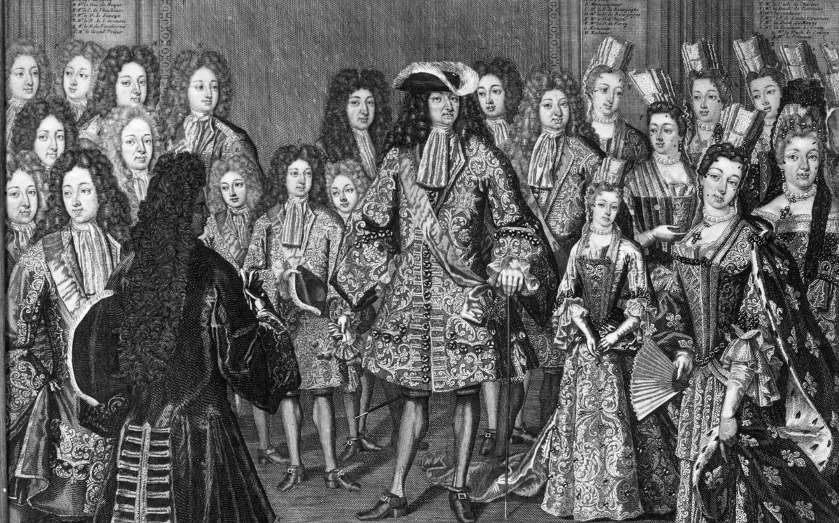 XIV. Lajos reggeli ceremóniáján az összes udvaroncnak meg kellett jelennie. 